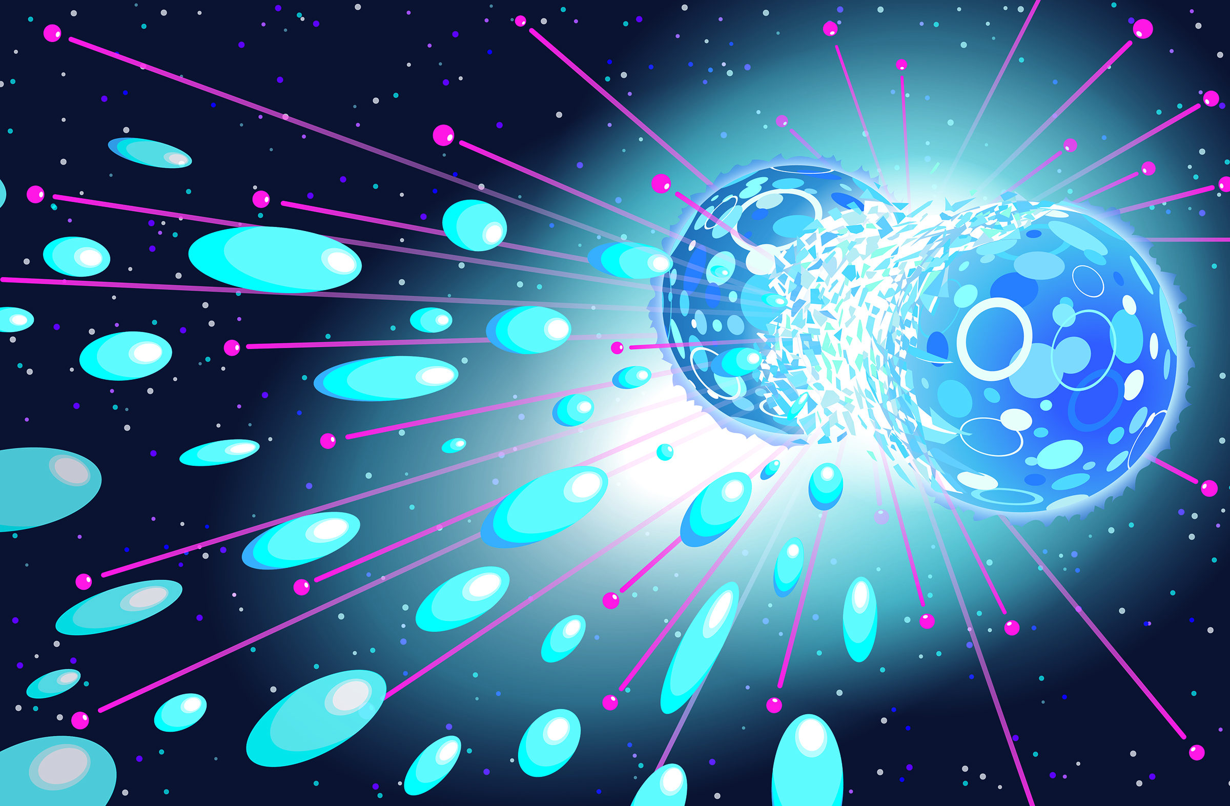 Neutron star collision
