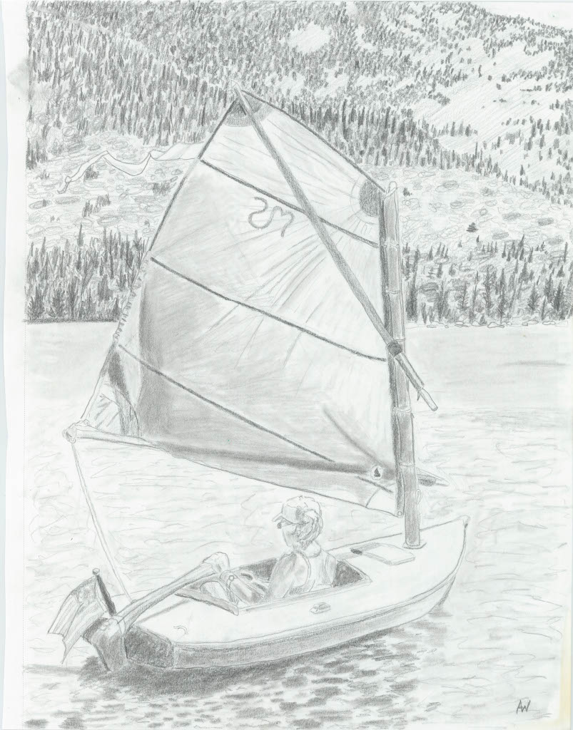 Sailboat artwork