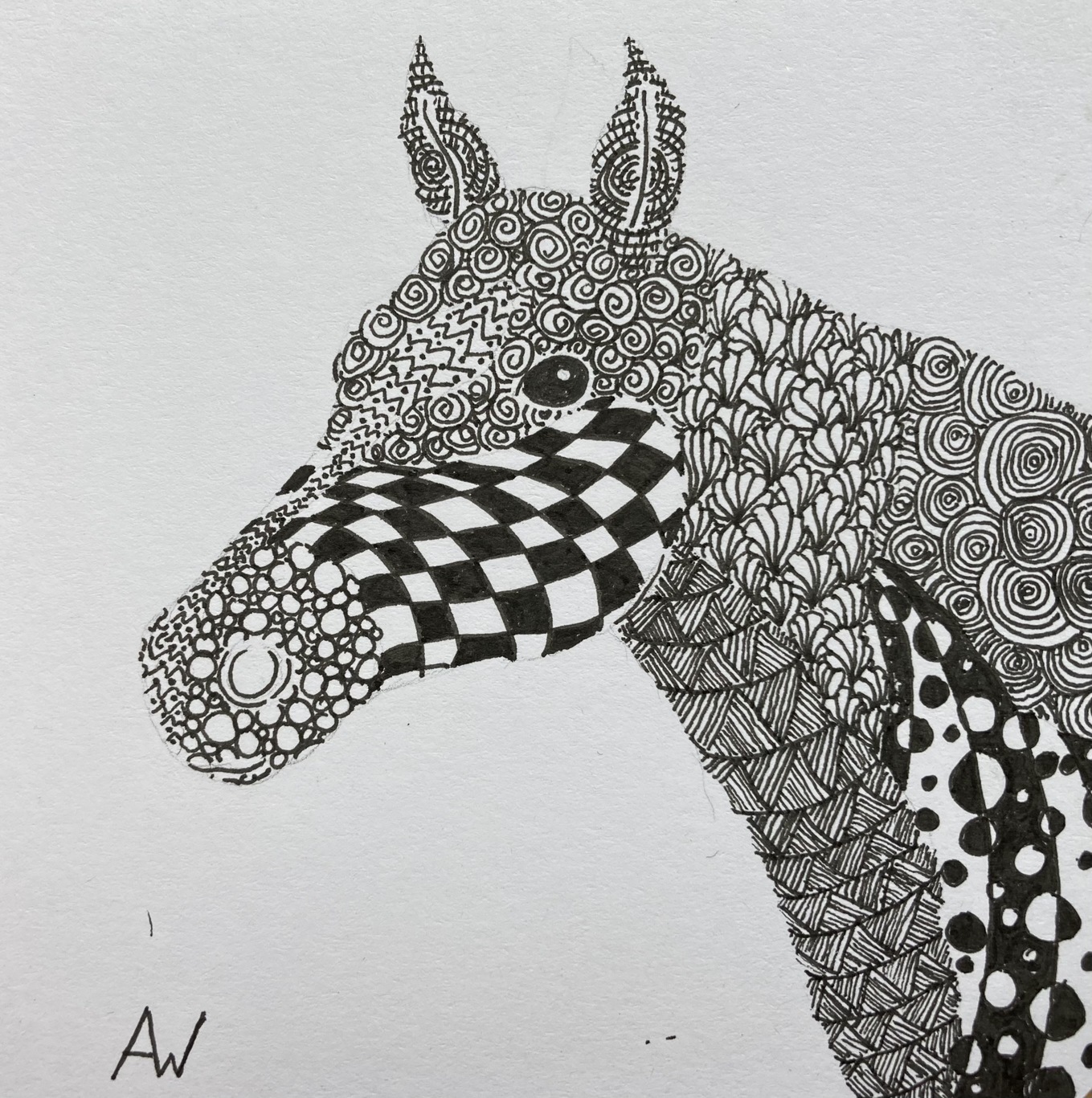 horse I artwork